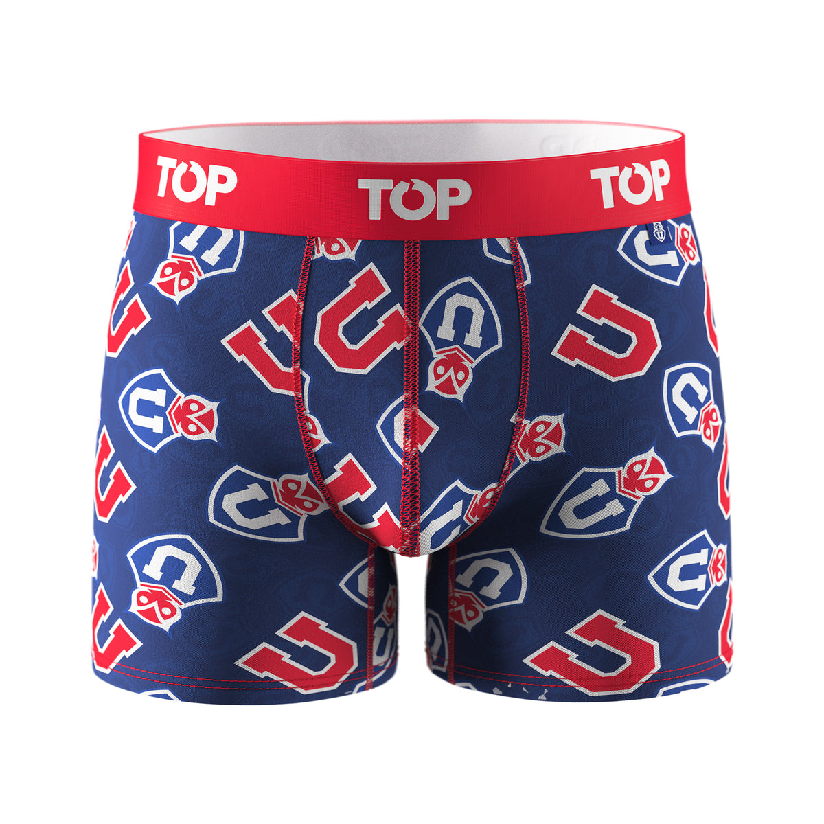 PACK 2 BOXER MEDIO ALGODÓN U. DE CHILE - HOMBRE