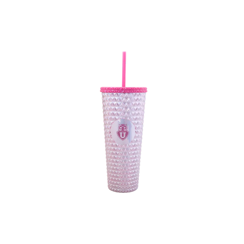 VASO TUMBLER SHINY ROSADO U DE CHILE