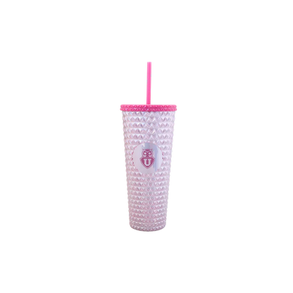 VASO TUMBLER SHINY ROSADO U DE CHILE