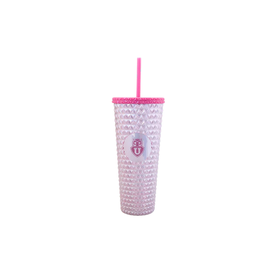 VASO TUMBLER SHINY ROSADO U DE CHILE
