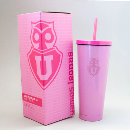 VASO TUMBLER ROSADO U DE CHILE