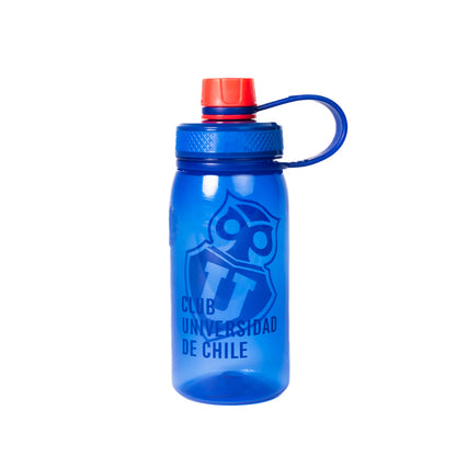 Botella plástica de agua Club Universidad de Chile