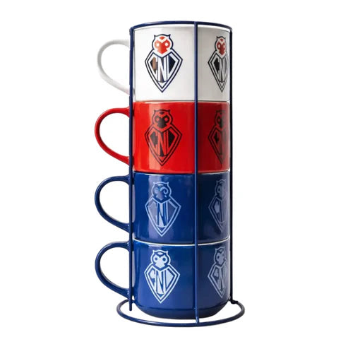 SET 4 TAZONES COLECCIÓN 400 ML U DE CHILE