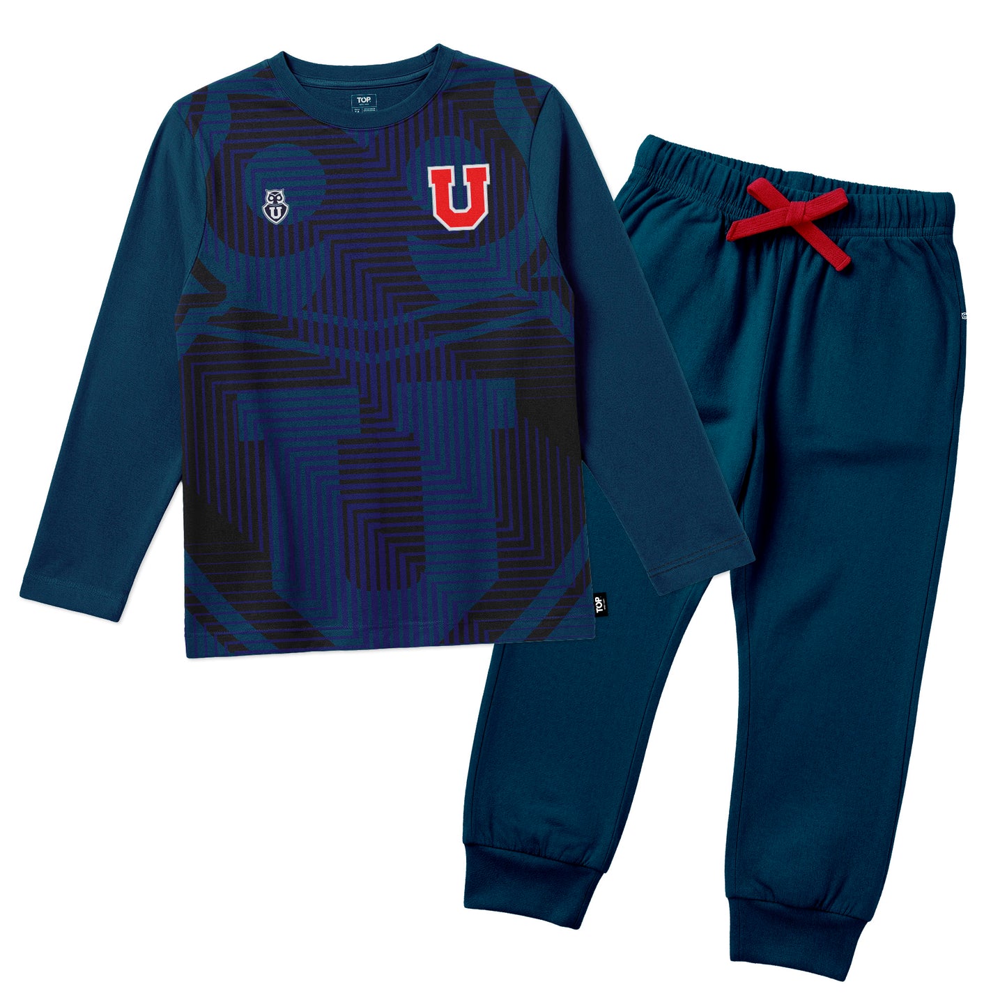 PIJAMA INVIERNO ALGODÓN U.DE CHILE - NIÑO 2026