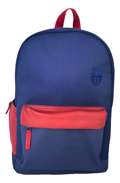 MOCHILA ESCOLAR UCH FANATIKOS Azul y Rojo