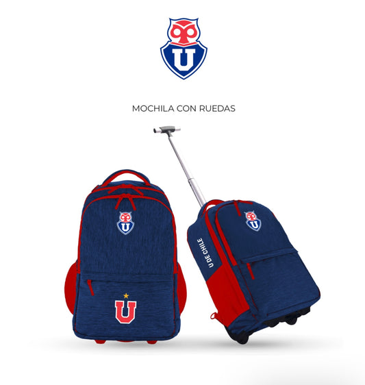 MOCHILA AZUL CON RUEDAS