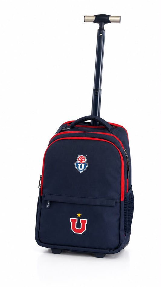 MOCHILA AZUL CON RUEDAS