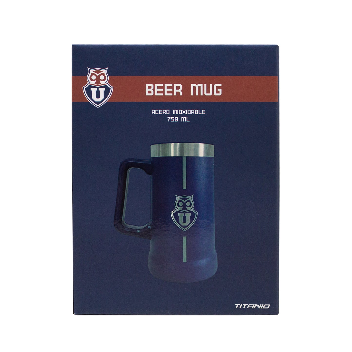 Beer mug u de chile 750 ml