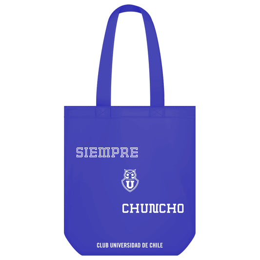 Bolsa Azul Siempre Chuncho horizontal